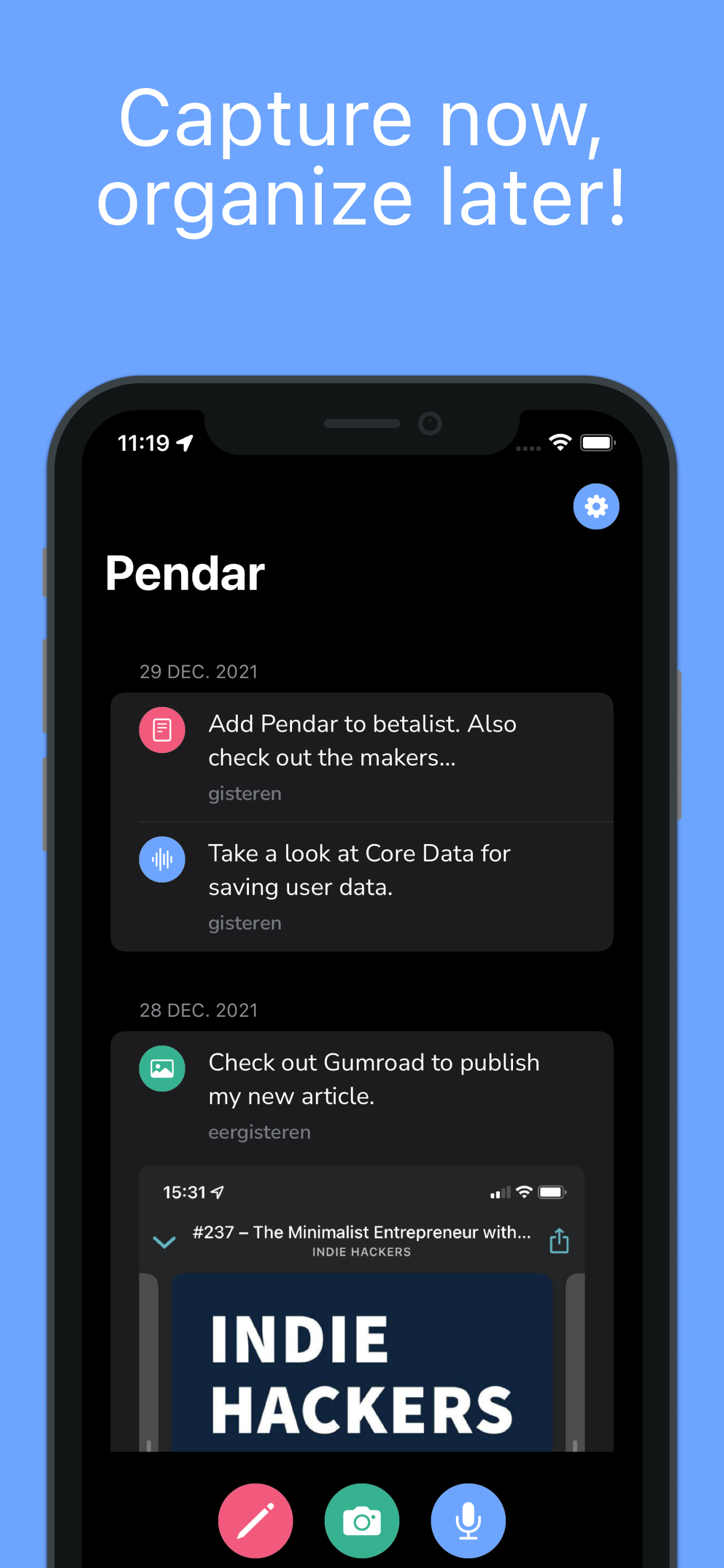 Pendar iPhone screenshot 3