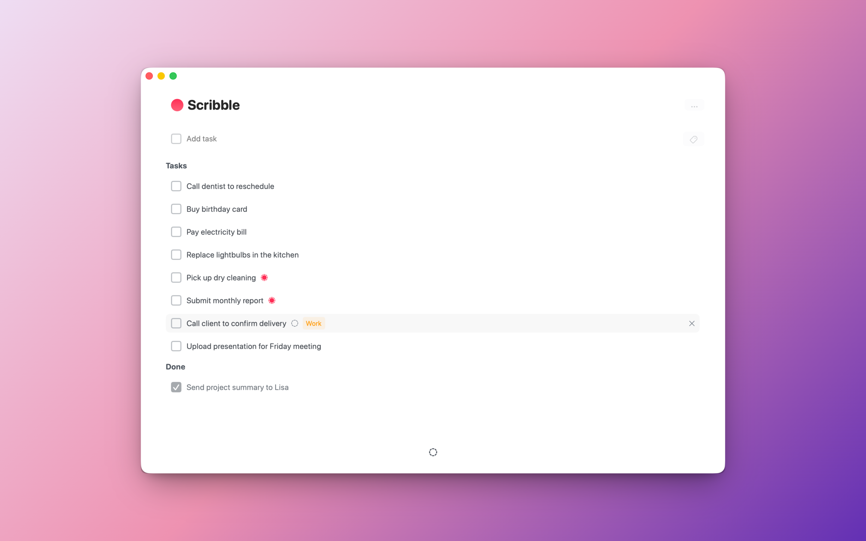 Scribble Mac screenshot 1